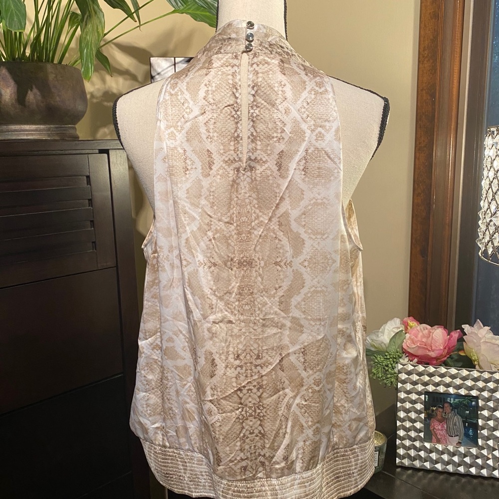 Whbm Halter Style Top W/ Snake Pattern - image 5